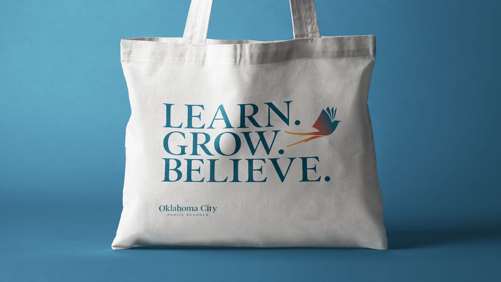 Oklahoma City Public Schools new brand tote bag design